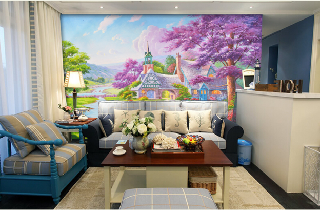 3D Village River 365 Wallpaper AJ Wallpaper 