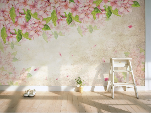 3D Flower Leaves 351 Wallpaper AJ Wallpaper 