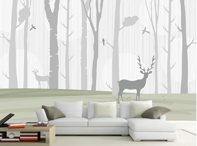 3D Small Deer 331 Wallpaper AJ Wallpaper 