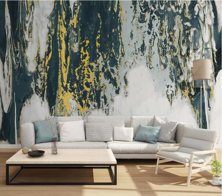 3D Green Abstract WC1825 Wall Murals