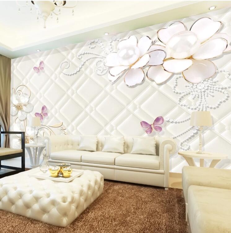 3D Purple Butterfly WC670 Wall Murals