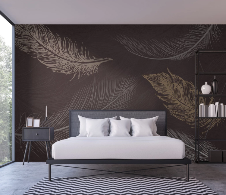 3D Painting Feathers WC2540 Wall Murals