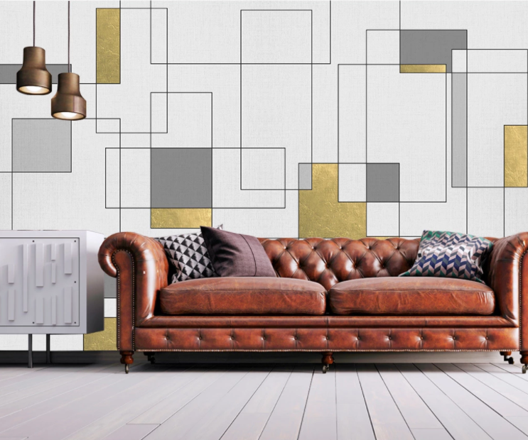 3D Line Drawing WC2113 Wall Murals