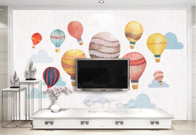 3D Colorful Balloons WC760 Wall Murals