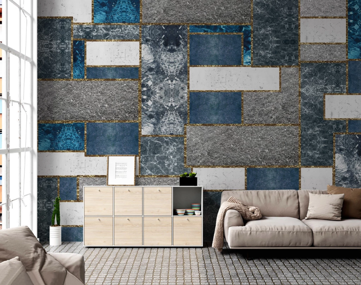 3D White Brick WC2291 Wall Murals