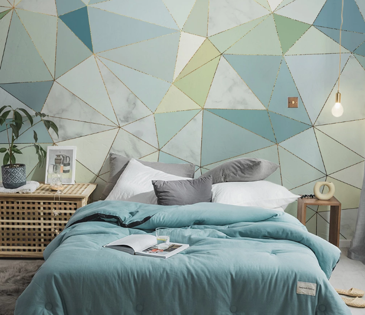 3D Triangle Graphics WC2200 Wall Murals