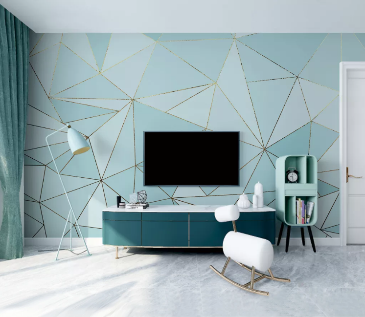 3D Green Graphics WC2195 Wall Murals