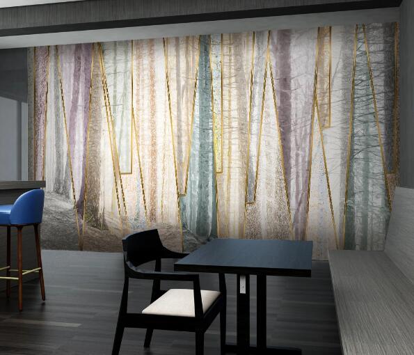 3D Color Forest WC1673 Wall Murals