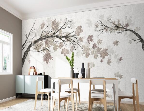 3D Maple Leaf WC1525 Wall Murals