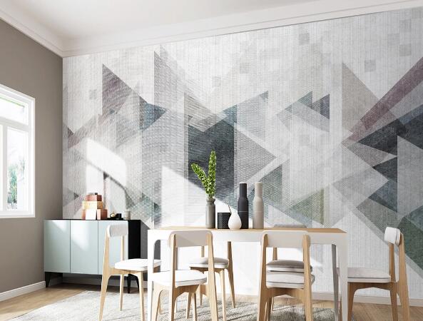 3D Triangle Shape WC1495 Wall Murals