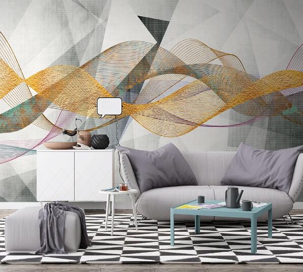 3D Graffiti Triangle WC1373 Wall Murals