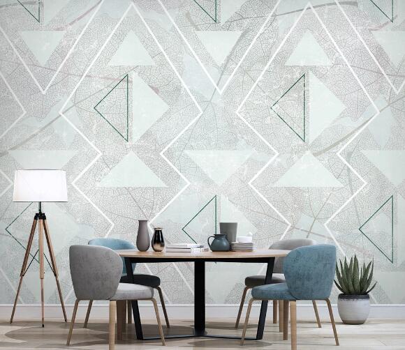3D Triangle Pattern WC1294 Wall Murals