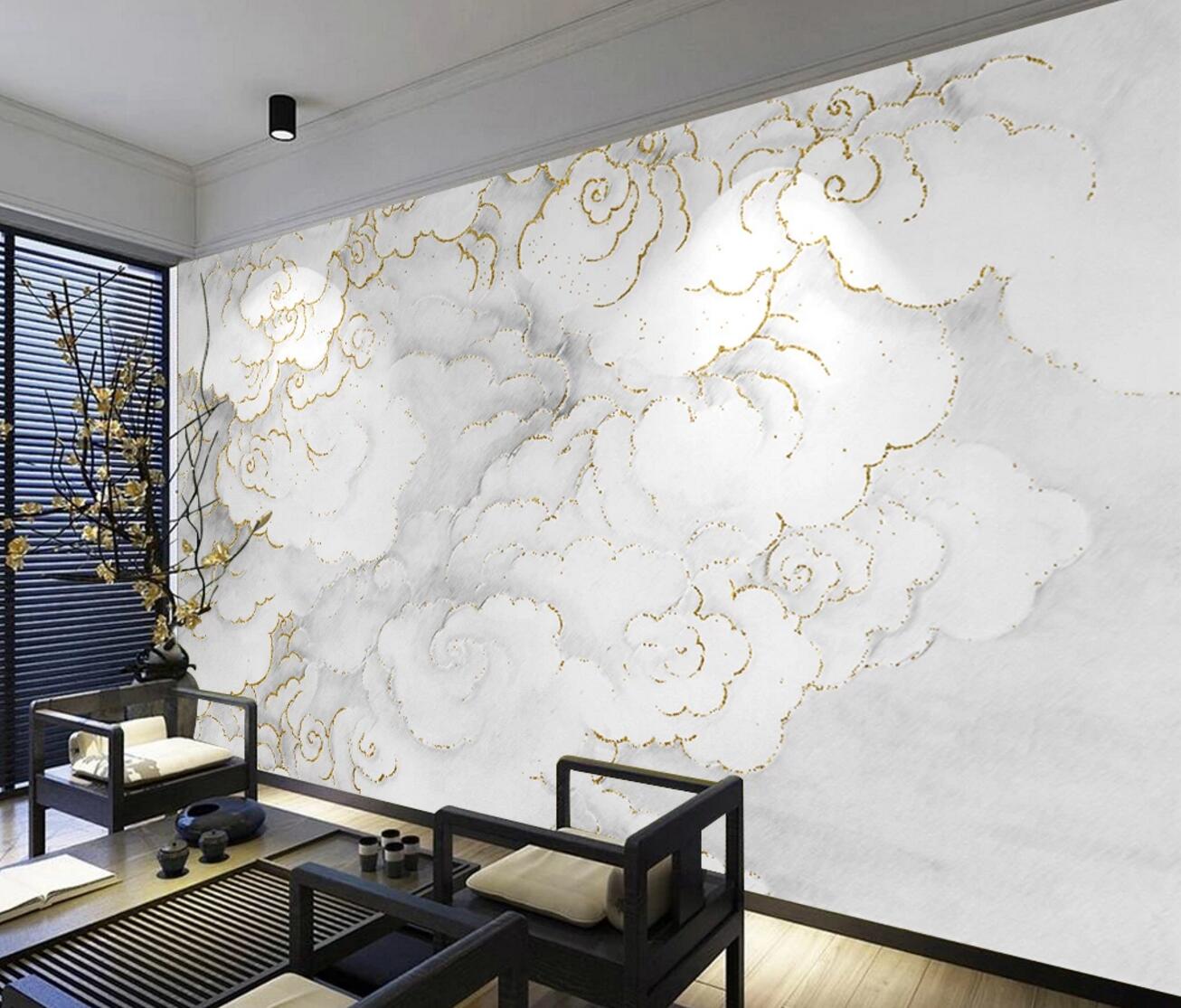 3D Phnom Penh Cloud WC1157 Wall Murals