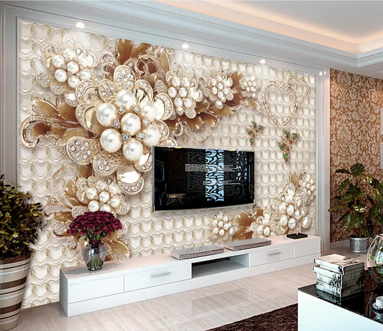 3D Emerald Butterfly WC324 Wall Murals