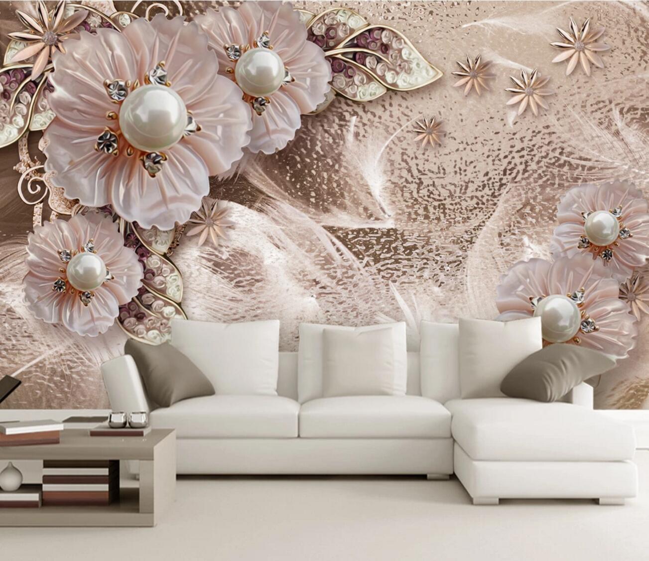 3D Pearl Decoration WC294 Wall Murals