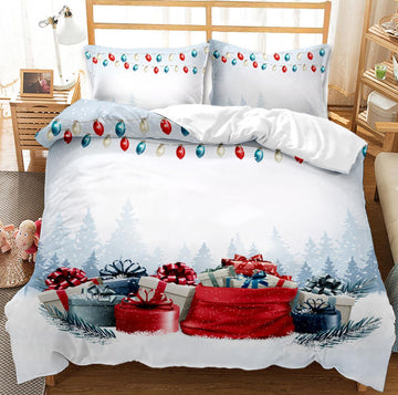 3D Gift 32087 Christmas Quilt Duvet Cover Xmas Bed Pillowcases