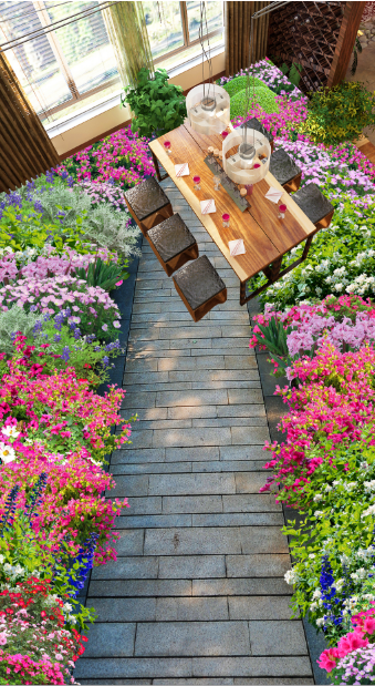 3D Alley 039 Floor Mural Wallpaper AJ Wallpaper 2 