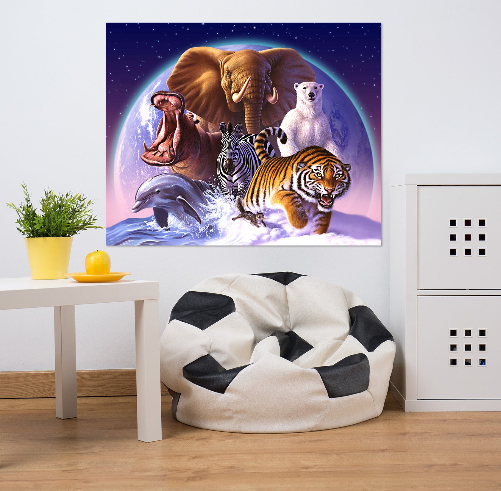 3D Wild World 024 Jerry LoFaro Wall Sticker