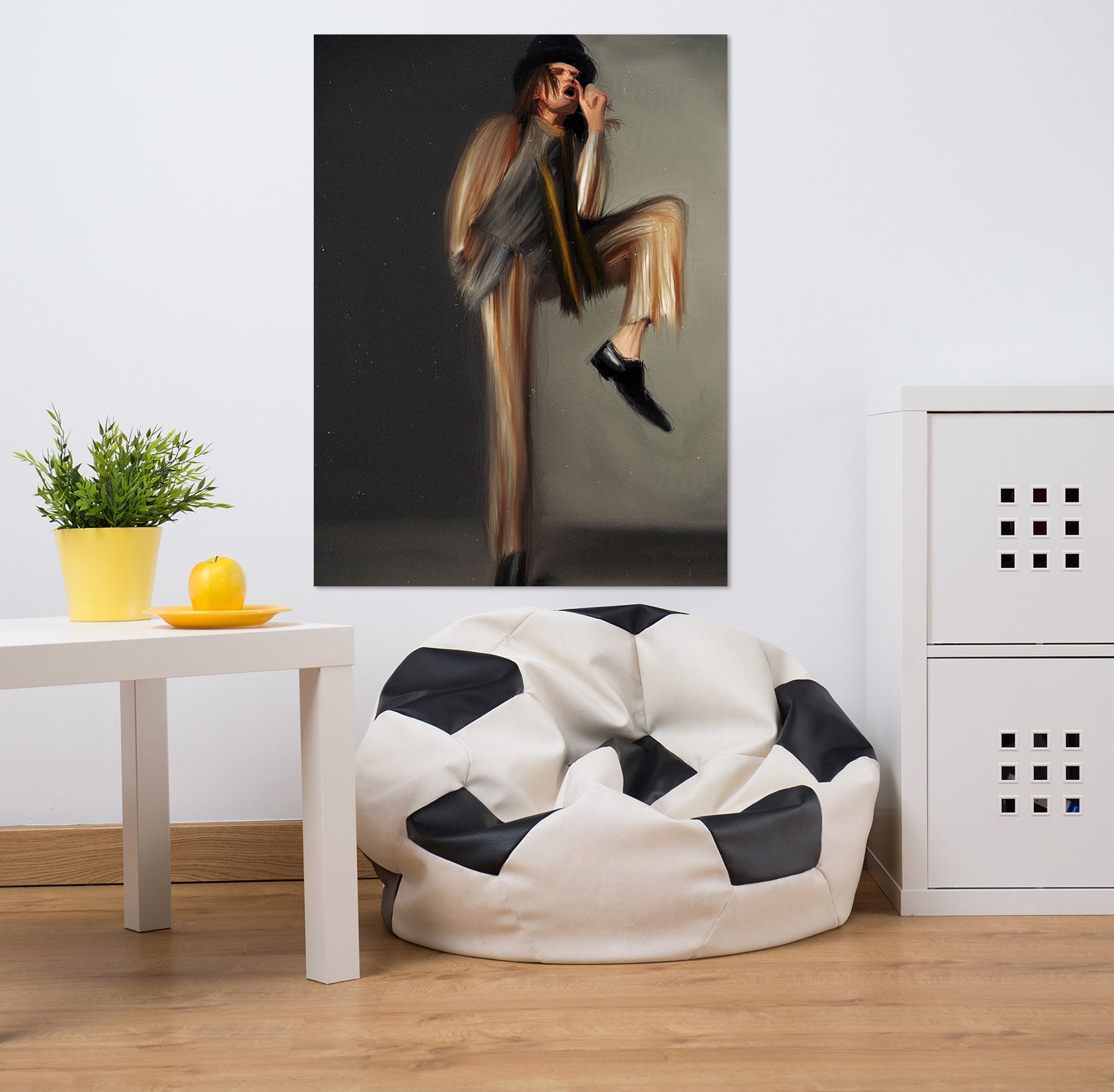 3D Playful Pose 022 Marco Cavazzana Wall Sticker