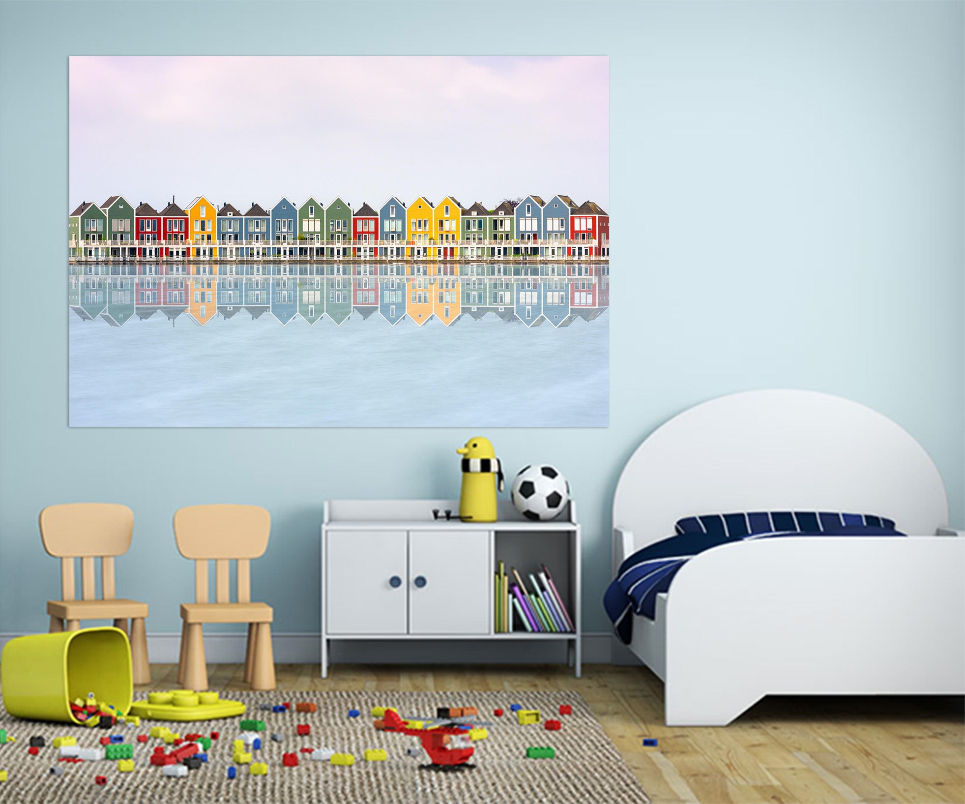 3D Color City 122 Marco Carmassi Wall Sticker