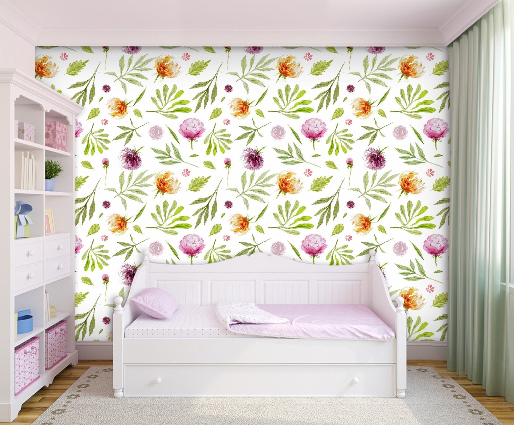 3D Doodle Flower Leaf 583 Wallpaper AJ Wallpaper 