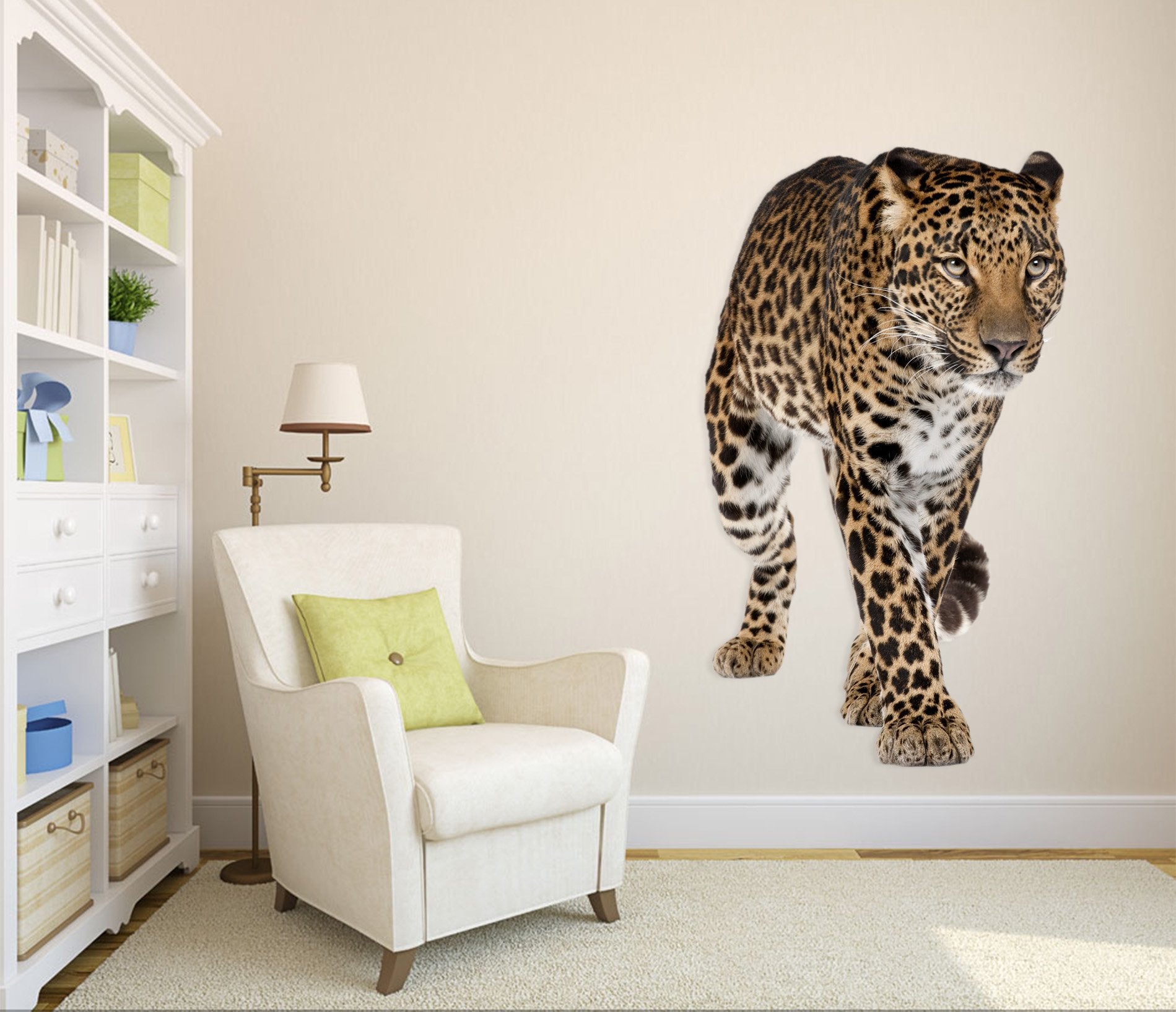3D Hungry Tiger 188 Animals Wall Stickers Wallpaper AJ Wallpaper 