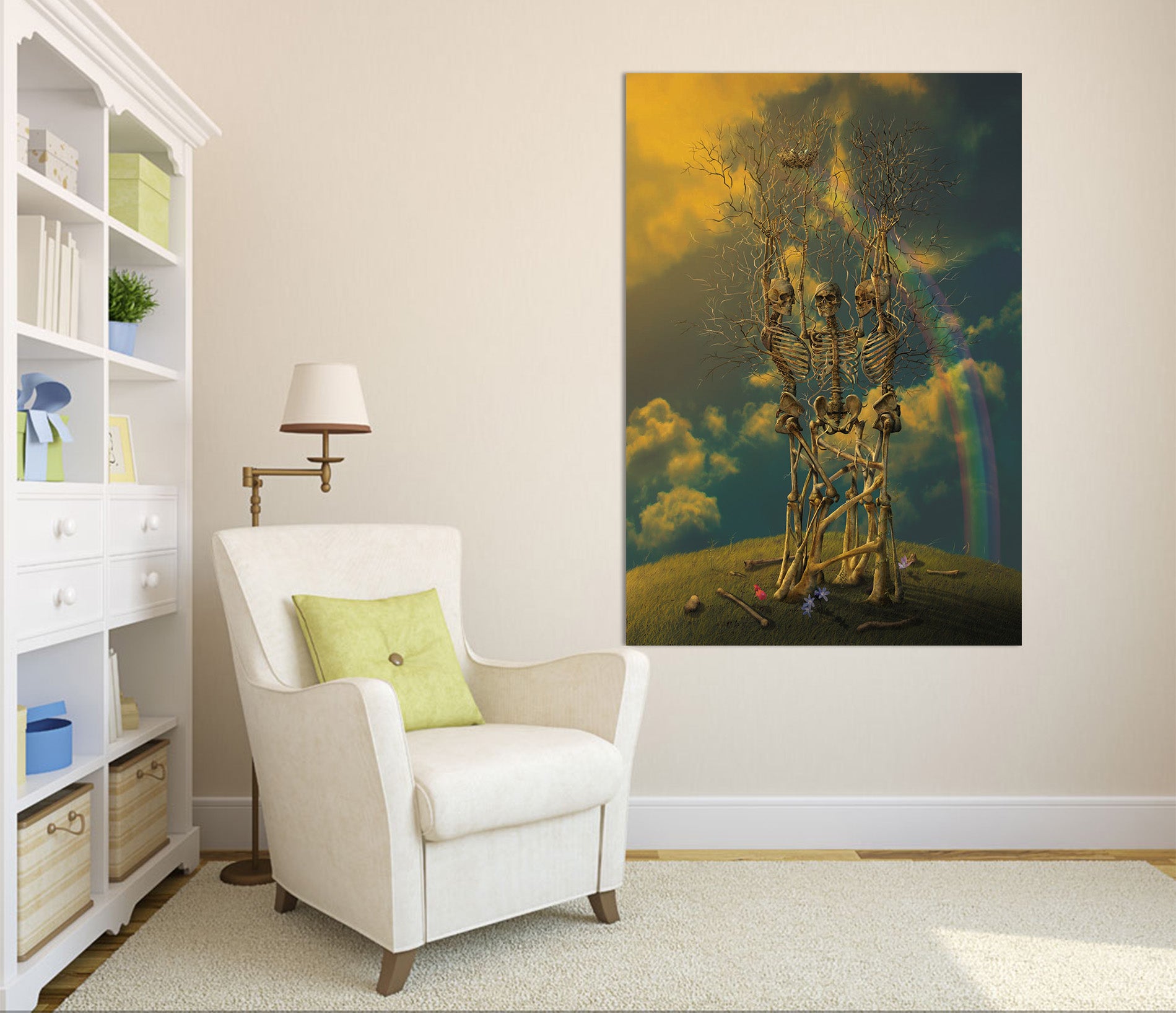 3D Life Cycle 048 Vincent Hie Wall Sticker