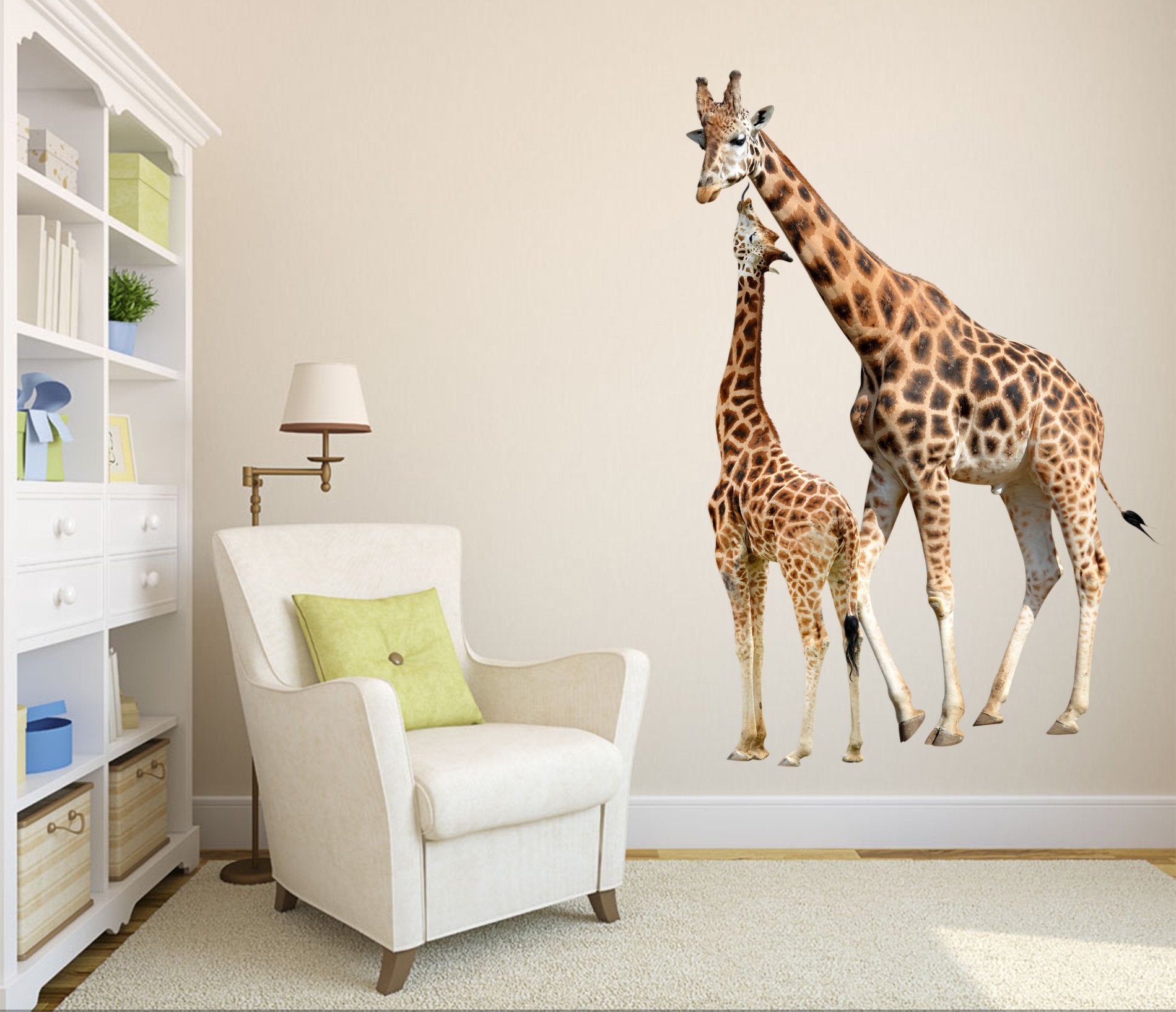 3D Tall Giraffe 113 Animals Wall Stickers Wallpaper AJ Wallpaper 
