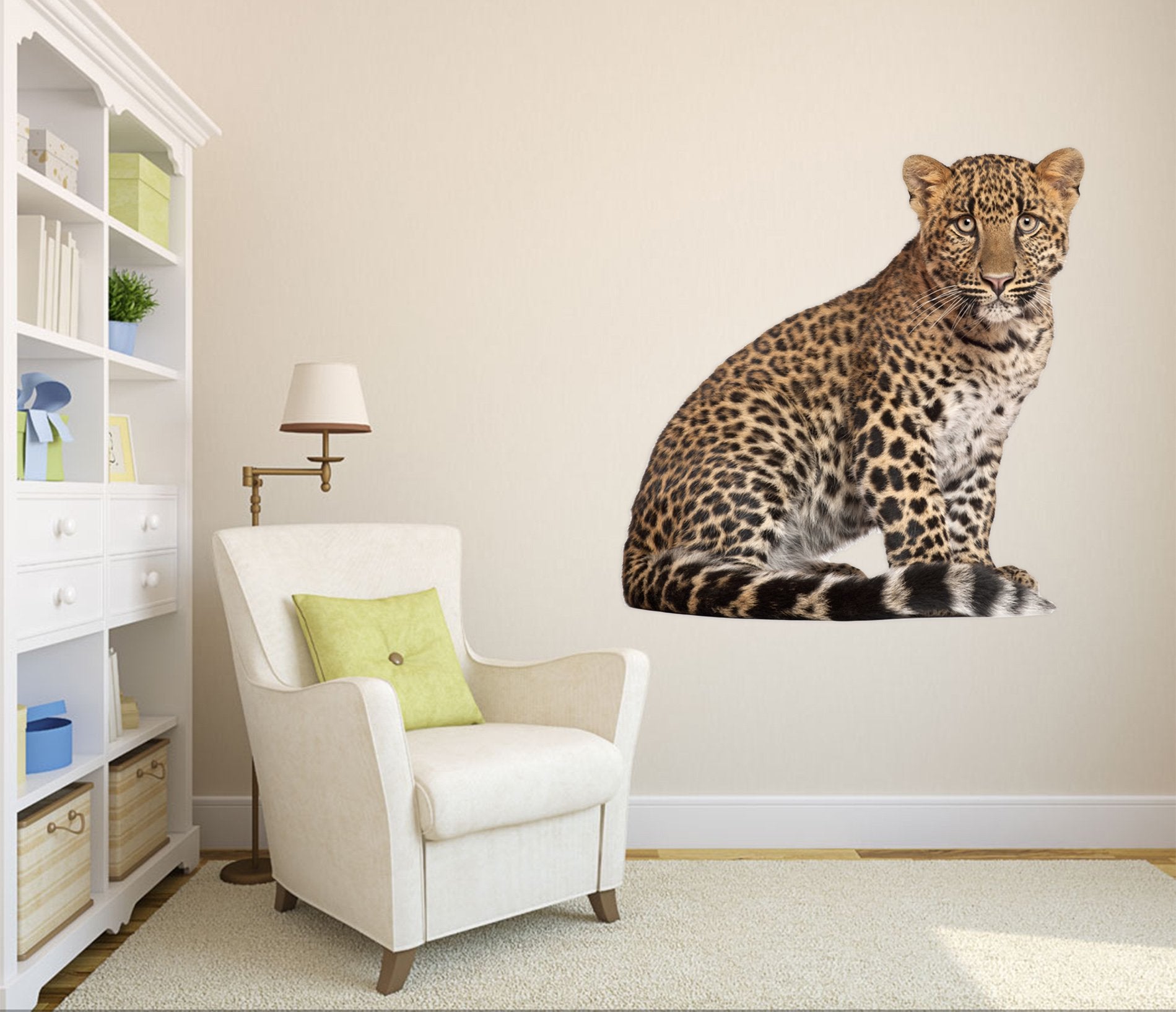 3D Leopard 01 Animals Wall Stickers Wallpaper AJ Wallpaper 