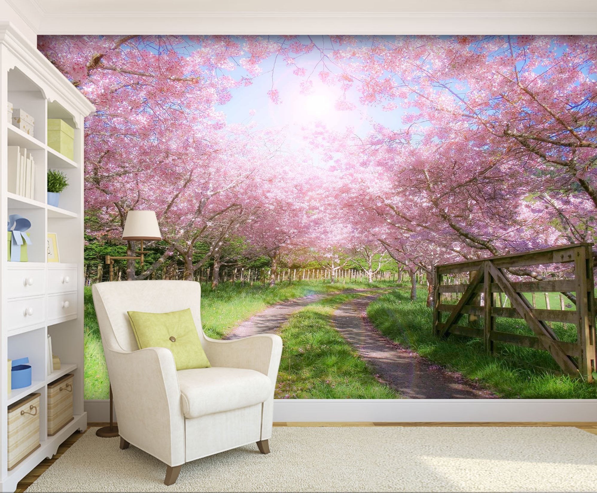 3D Peach Forest 652 Wallpaper AJ Wallpaper 