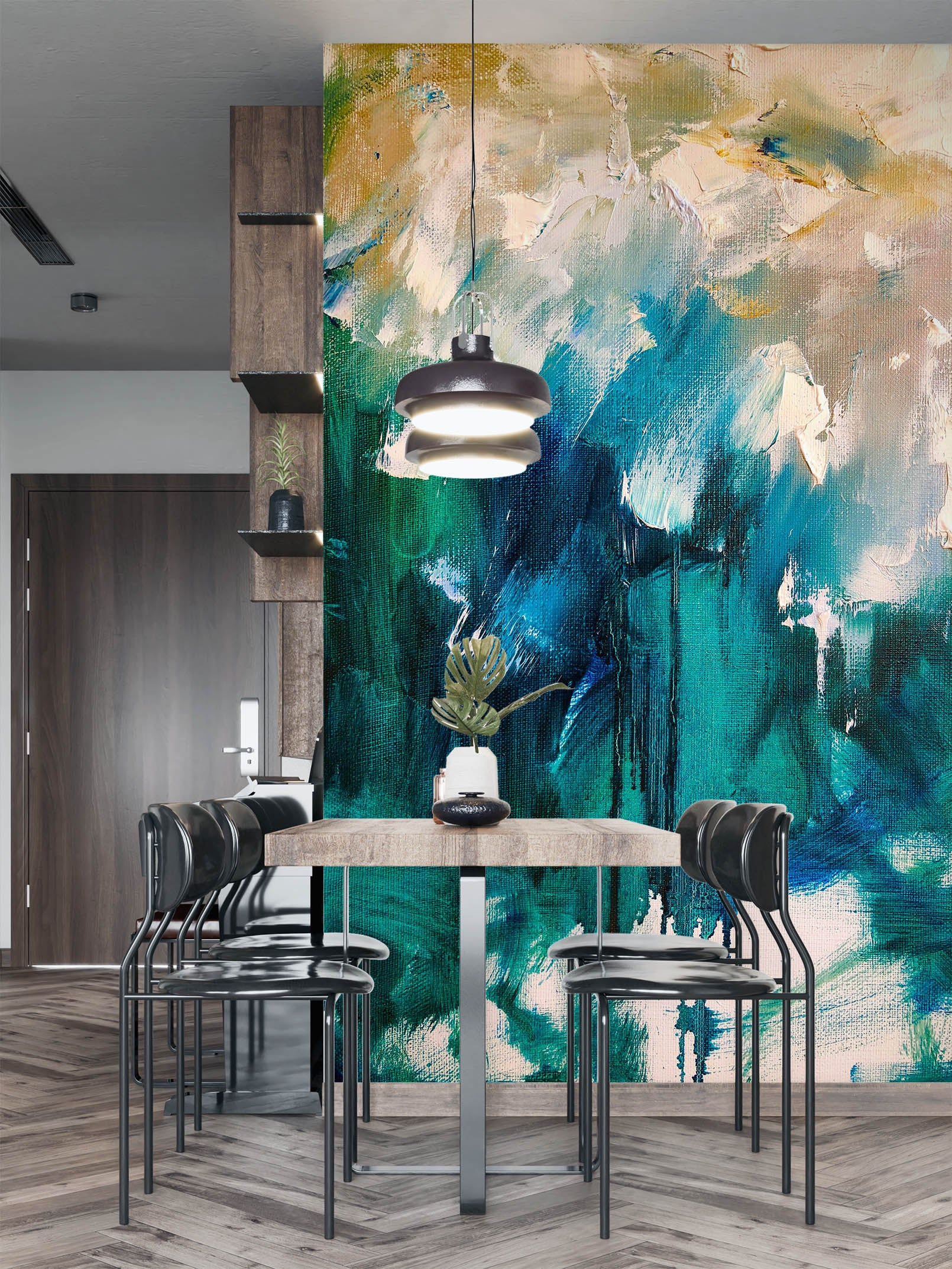 3D Blue Pigment 297 Skromova Marina Wall Mural Wall Murals