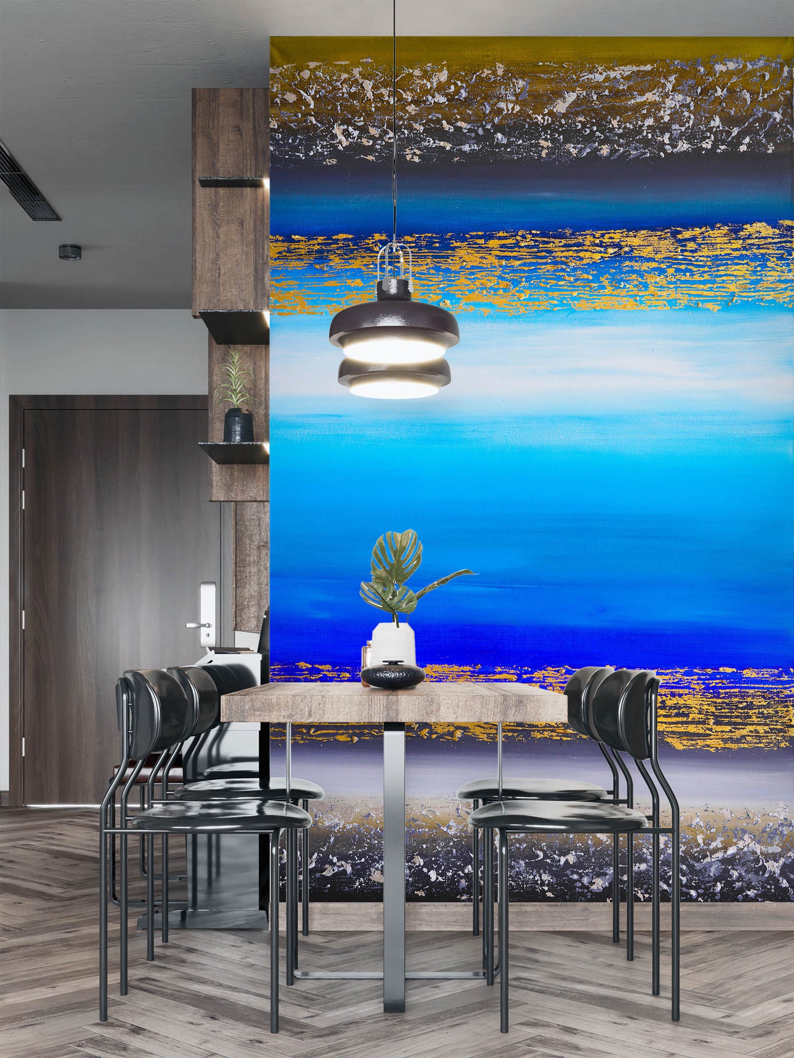 3D Blue Ocean Painting 281 Skromova Marina Wall Mural Wall Murals