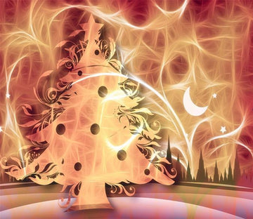 3D Christmas Fire Tree 768 Wallpaper AJ Wallpapers 