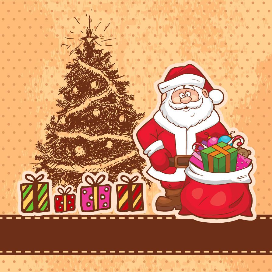 3D Christmas Tree And Father Christmas Gifts Wallpaper AJ Wallpaper 2 