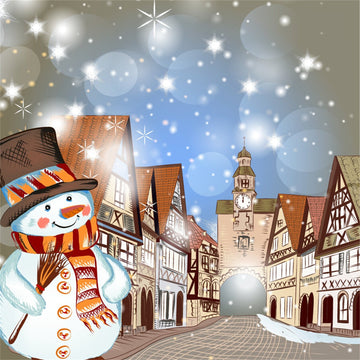 3D Christmas Snowman Sky 545 Wallpaper AJ Wallpaper 