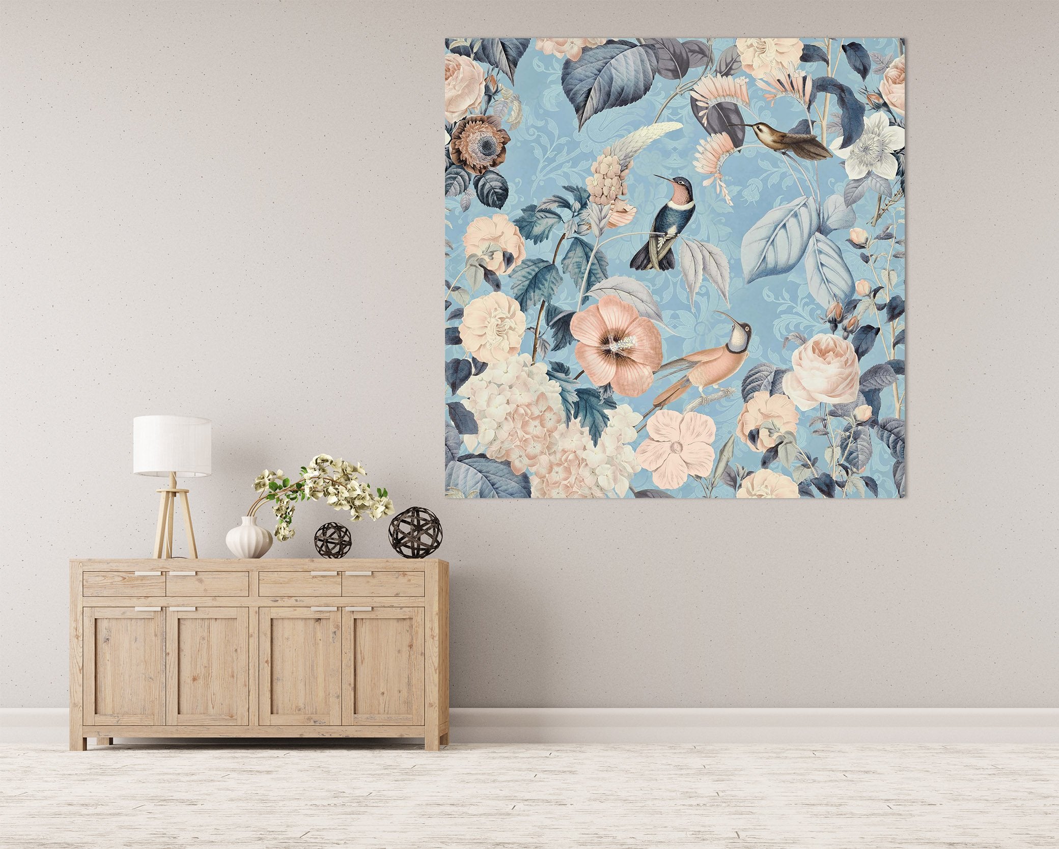 3D Bird Flowers 027 Andrea haase Wall Sticker Wallpaper AJ Wallpaper 2 