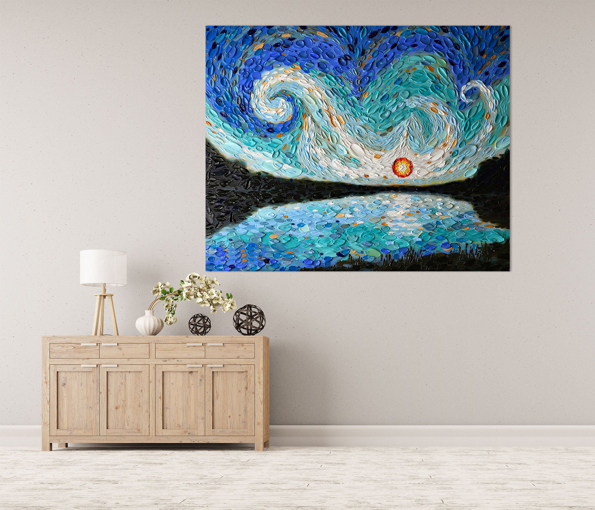 3D Painting Vortex 001 Dena Tollefson Wall Sticker