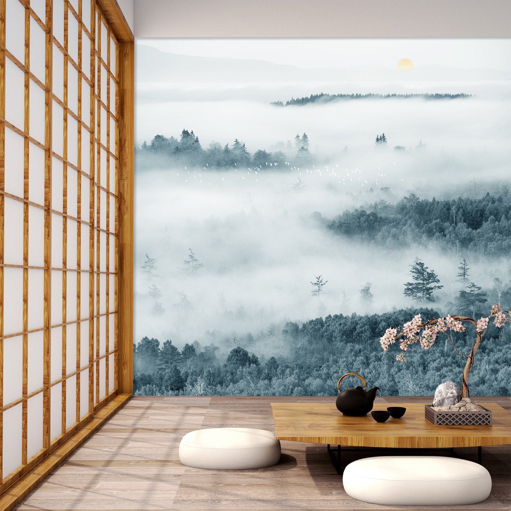 3D Smog Forest 472 Wallpaper AJ Wallpaper 2 