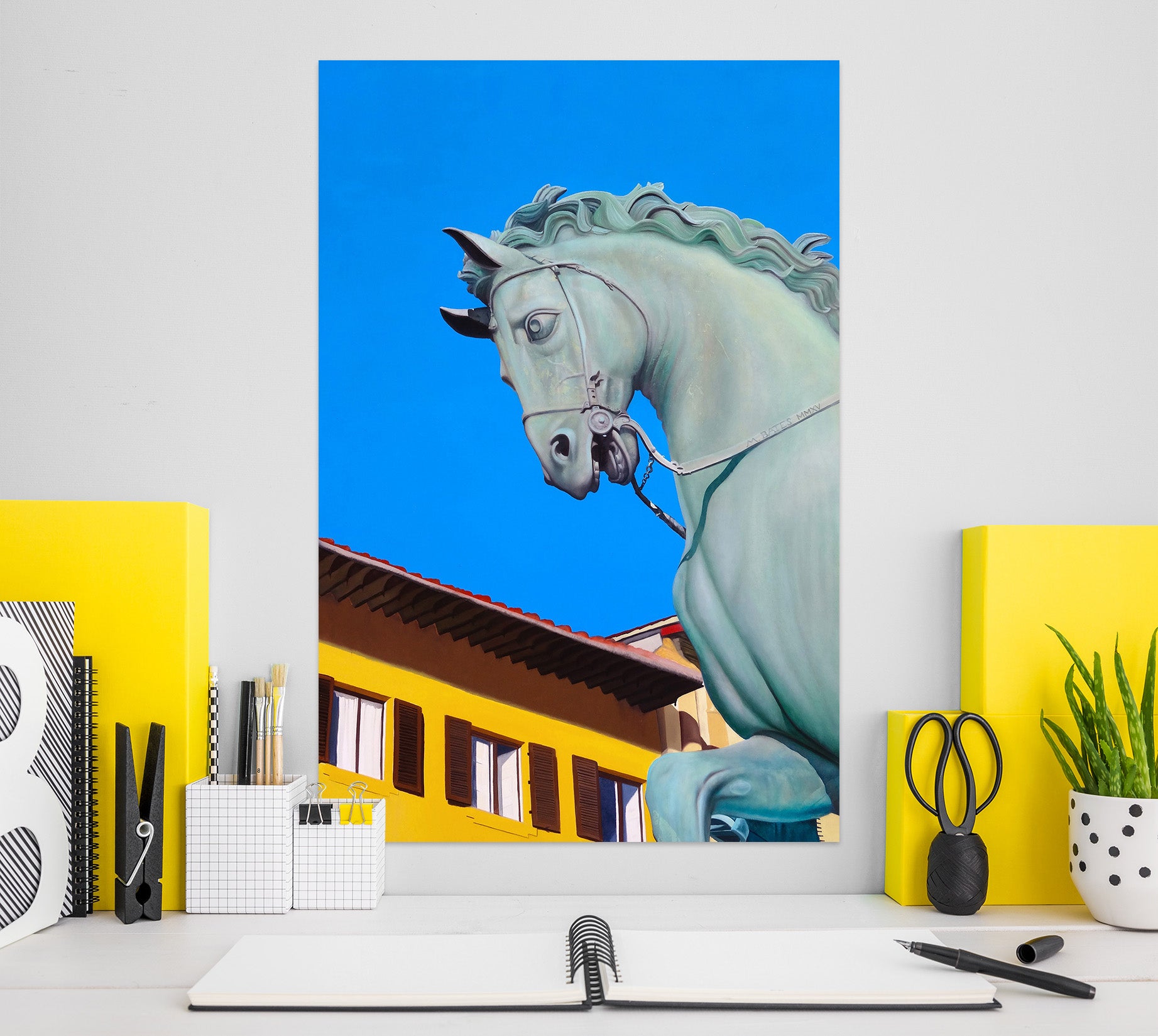 3D Statue Horse 110125 Matthew Holden Bates Wall Sticker