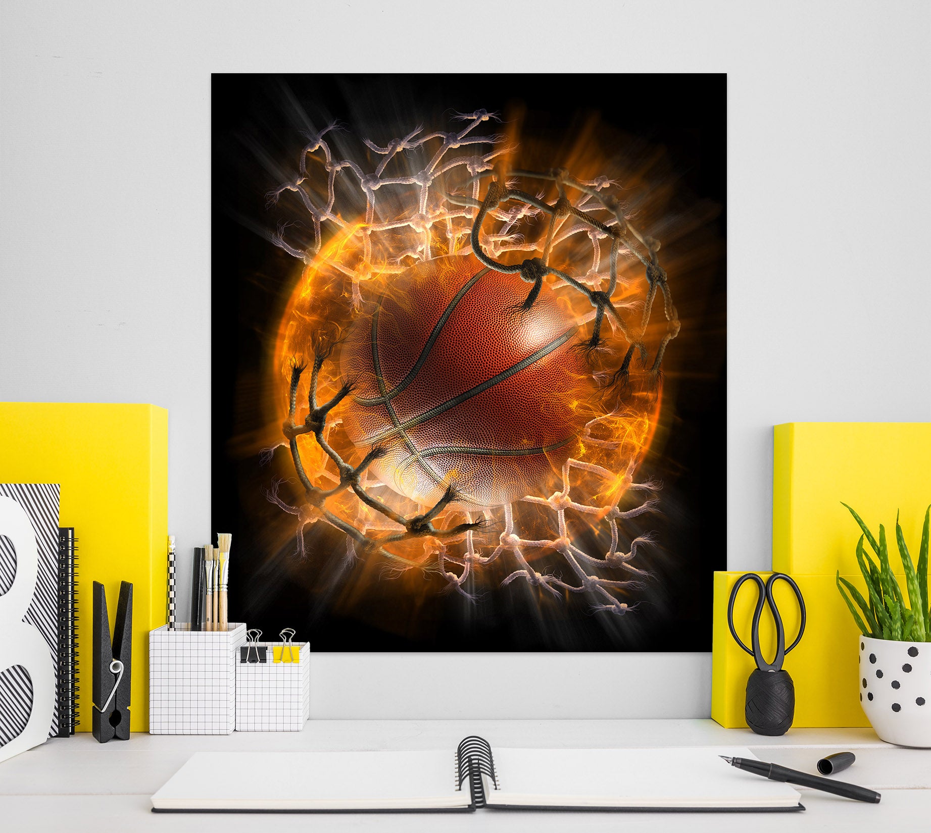 3D Magic Basketball 63563 Tom Wood Wall Sticker