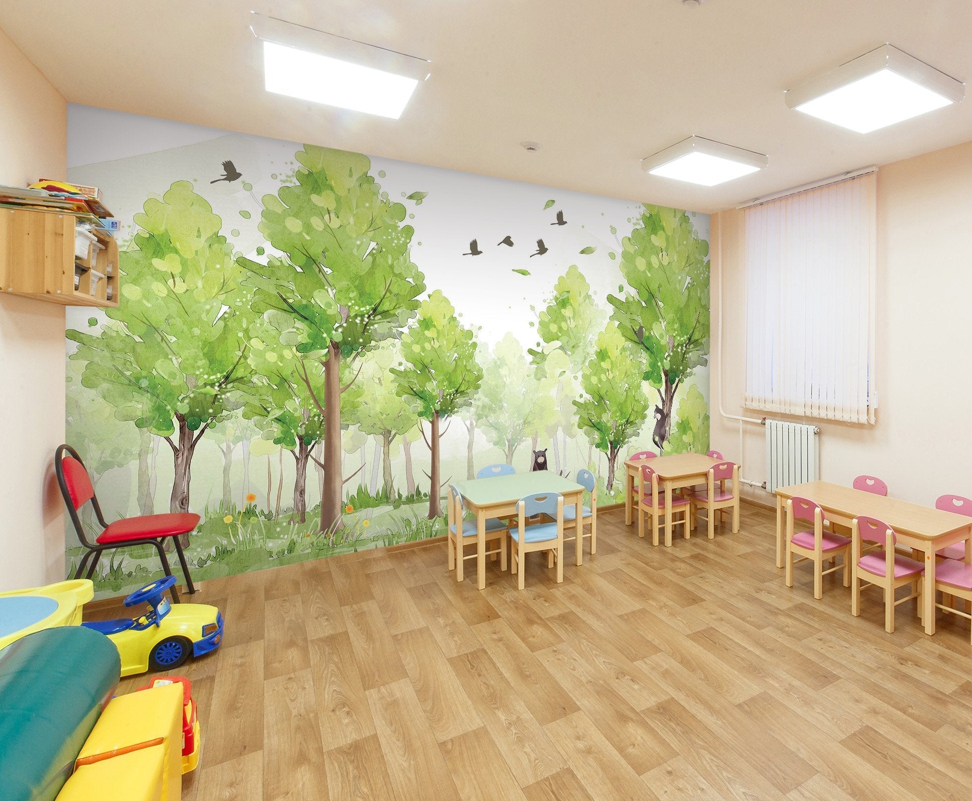 3D Cartoon forest 07 Wall Murals Wallpaper AJ Wallpaper 2 