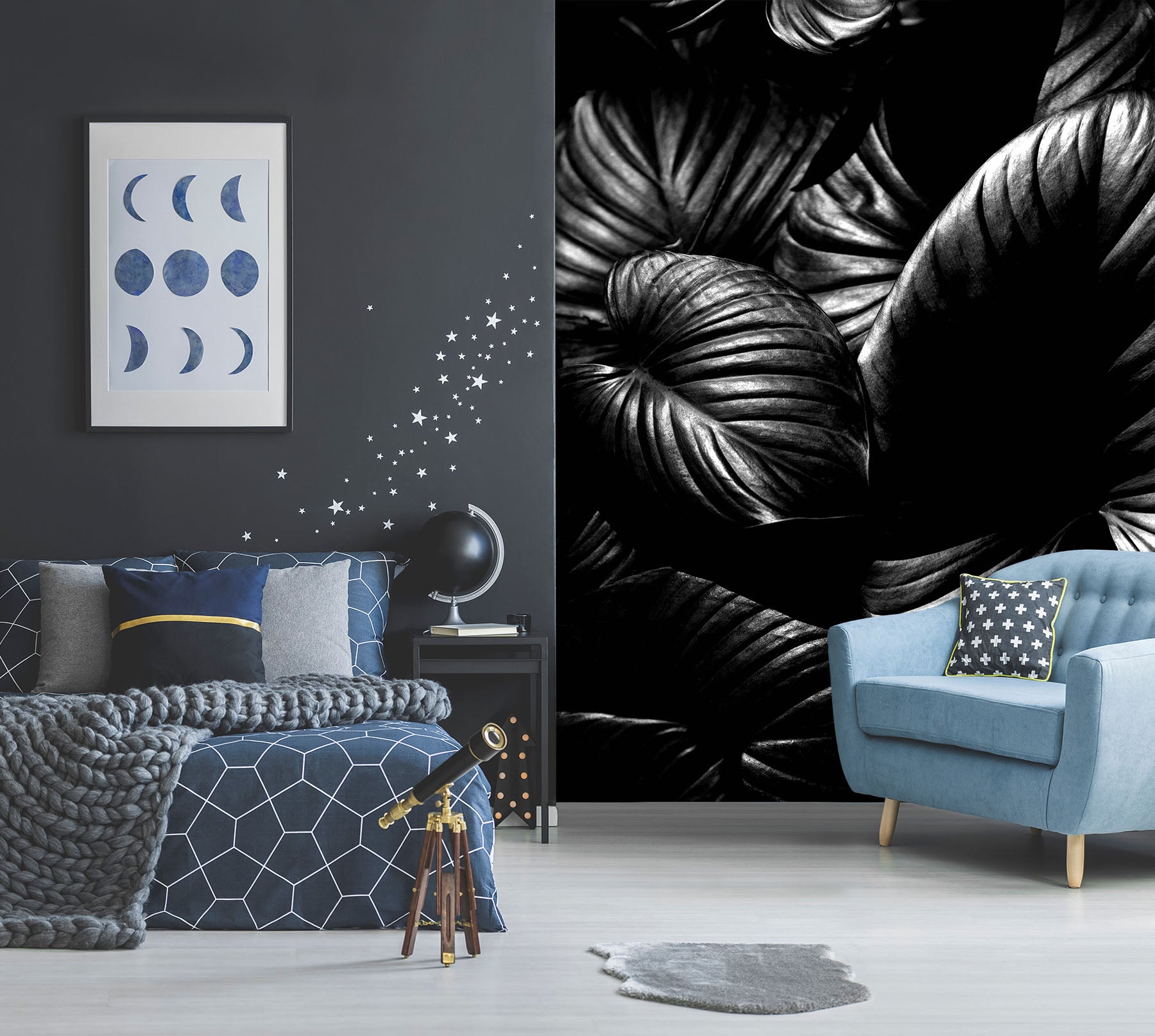 3D Green Leaf 1541 Boris Draschoff Wall Mural Wall Murals