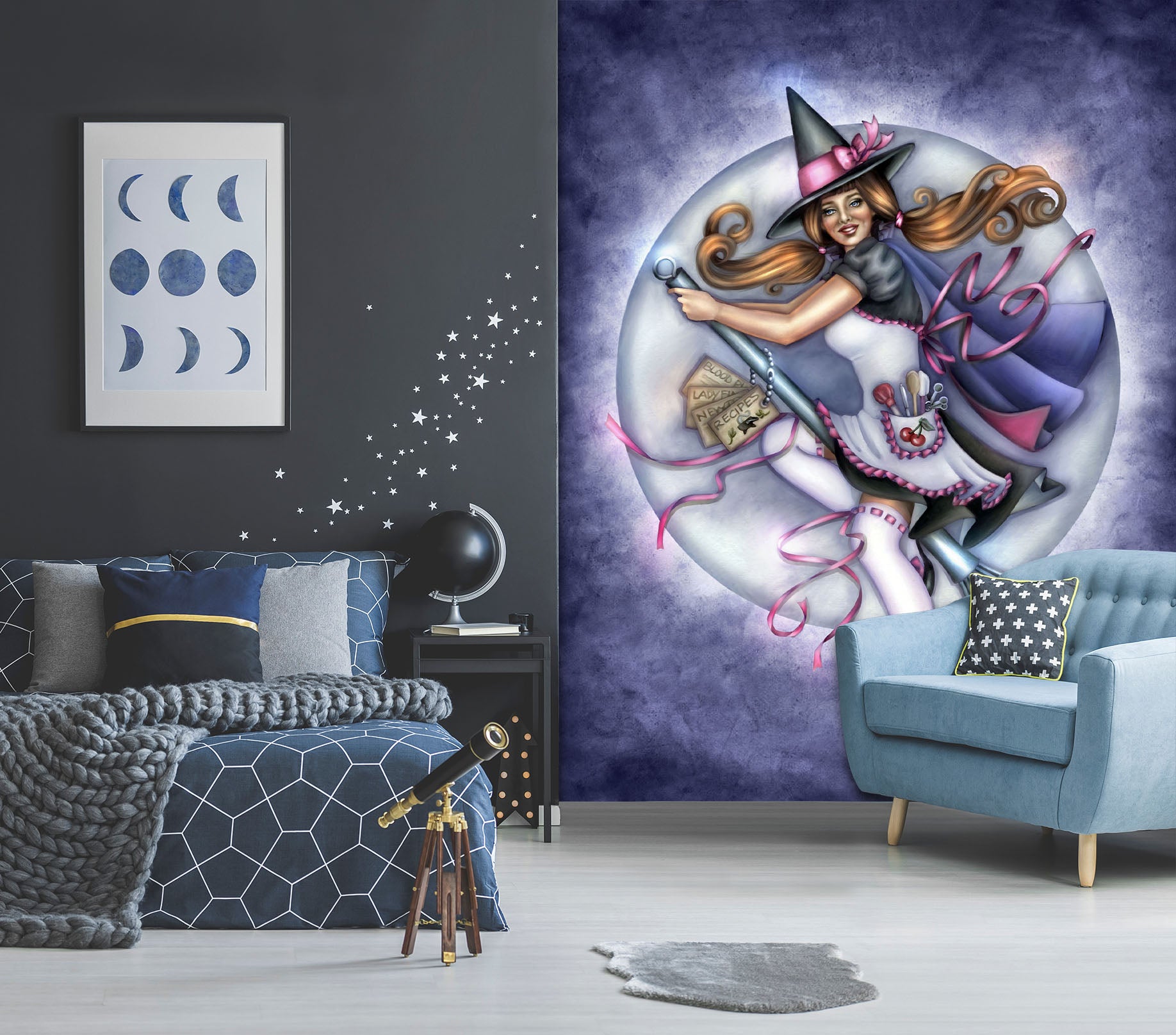3D Magic Girl 8798 Brigid Ashwood Wall Mural Wall Murals