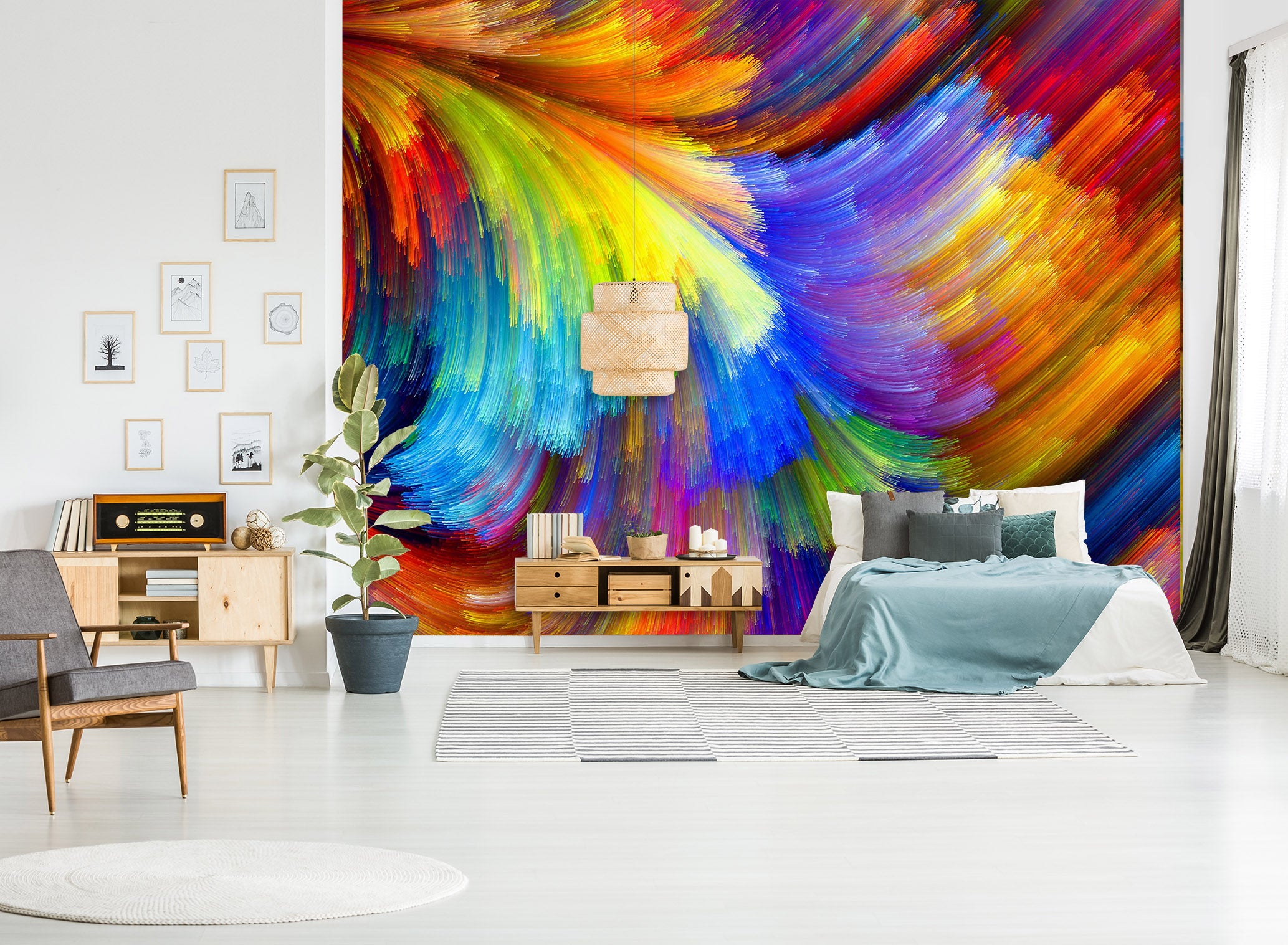 3D Color Graffiti 1685 Wall Murals