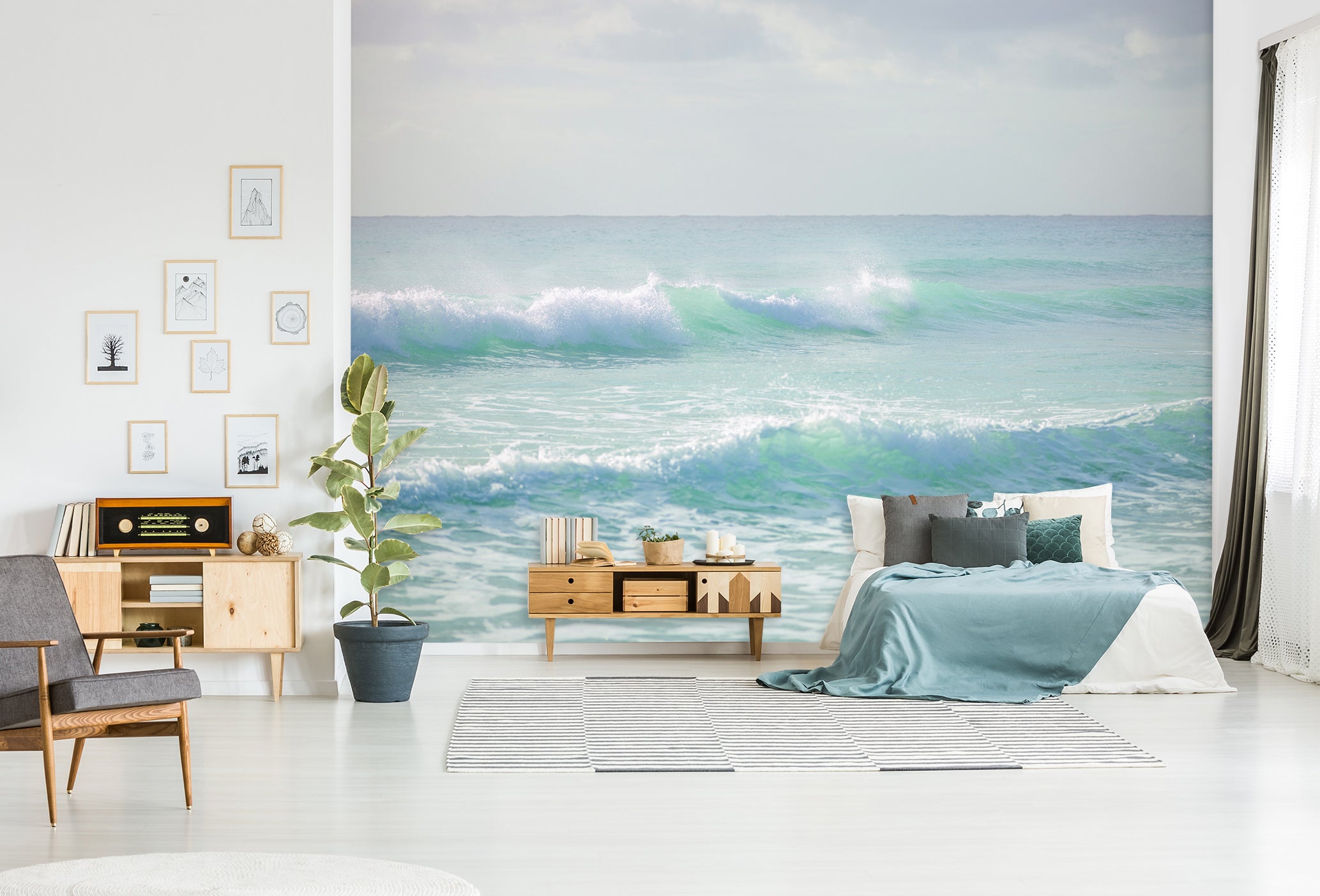 3D Vast Ocean 6234 Assaf Frank Wall Mural Wall Murals