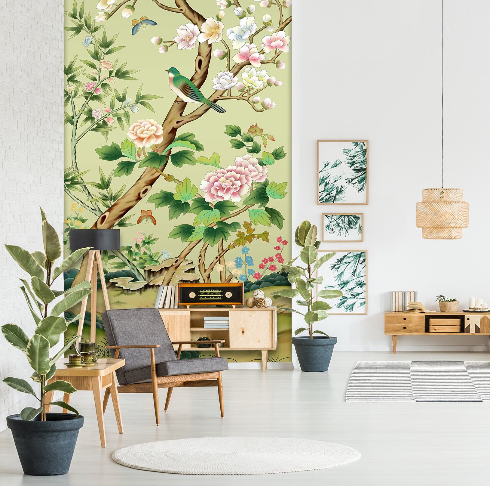 3D Flower Tree 1530 Wall Murals