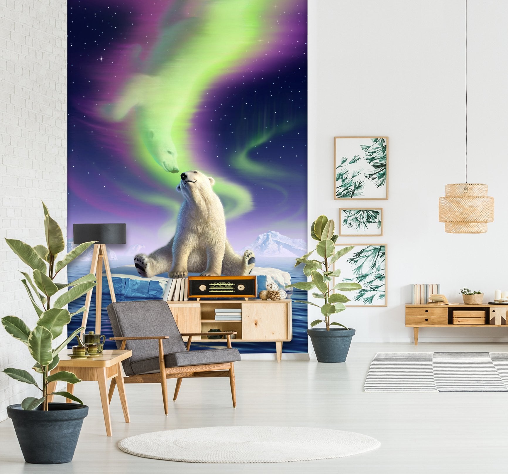 3D Arctic Kiss 1401 Jerry LoFaro Wall Mural Wall Murals Wallpaper AJ Wallpaper 