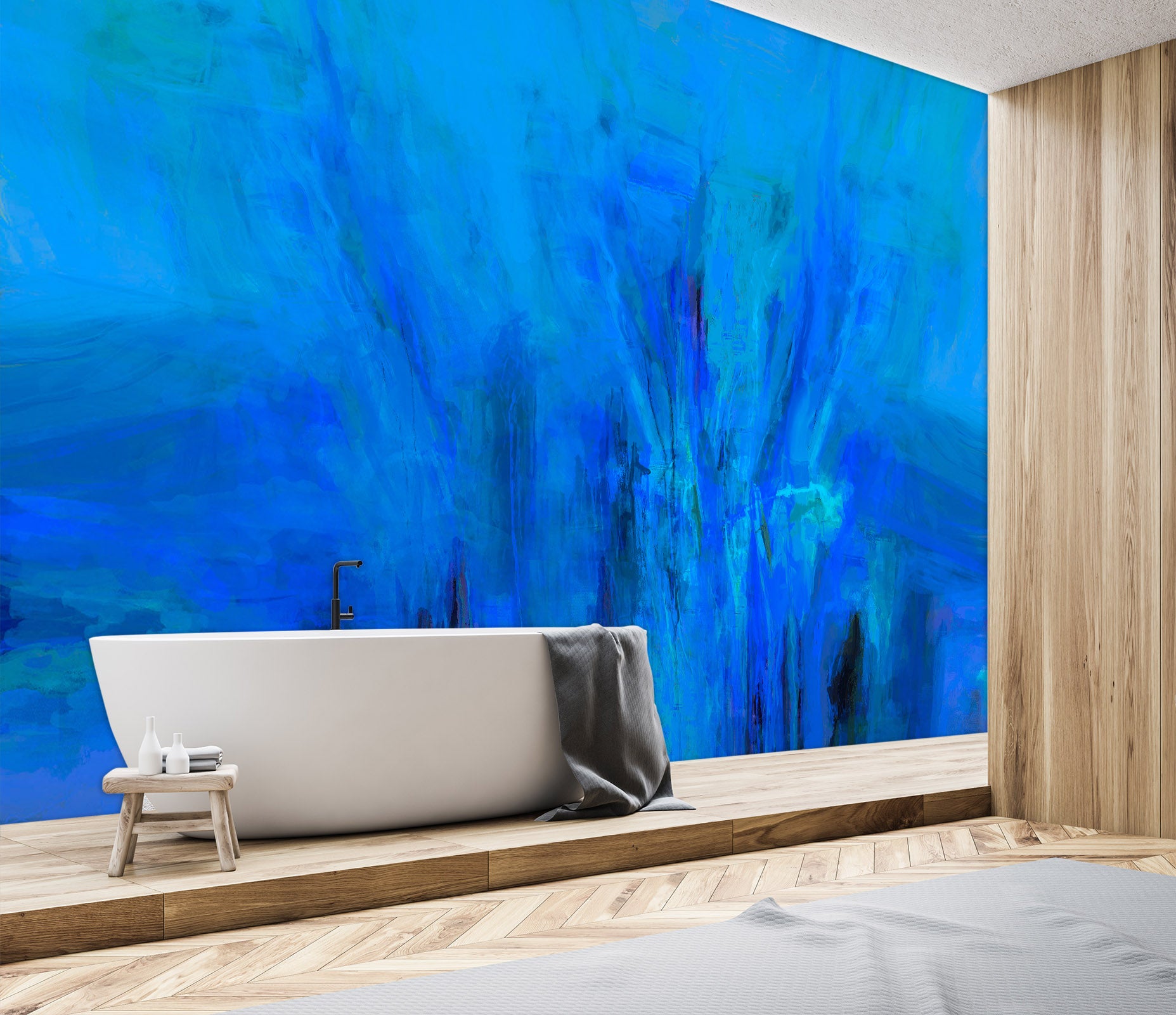 3D Blue Fantasy 1422 Michael Tienhaara Wall Mural Wall Murals