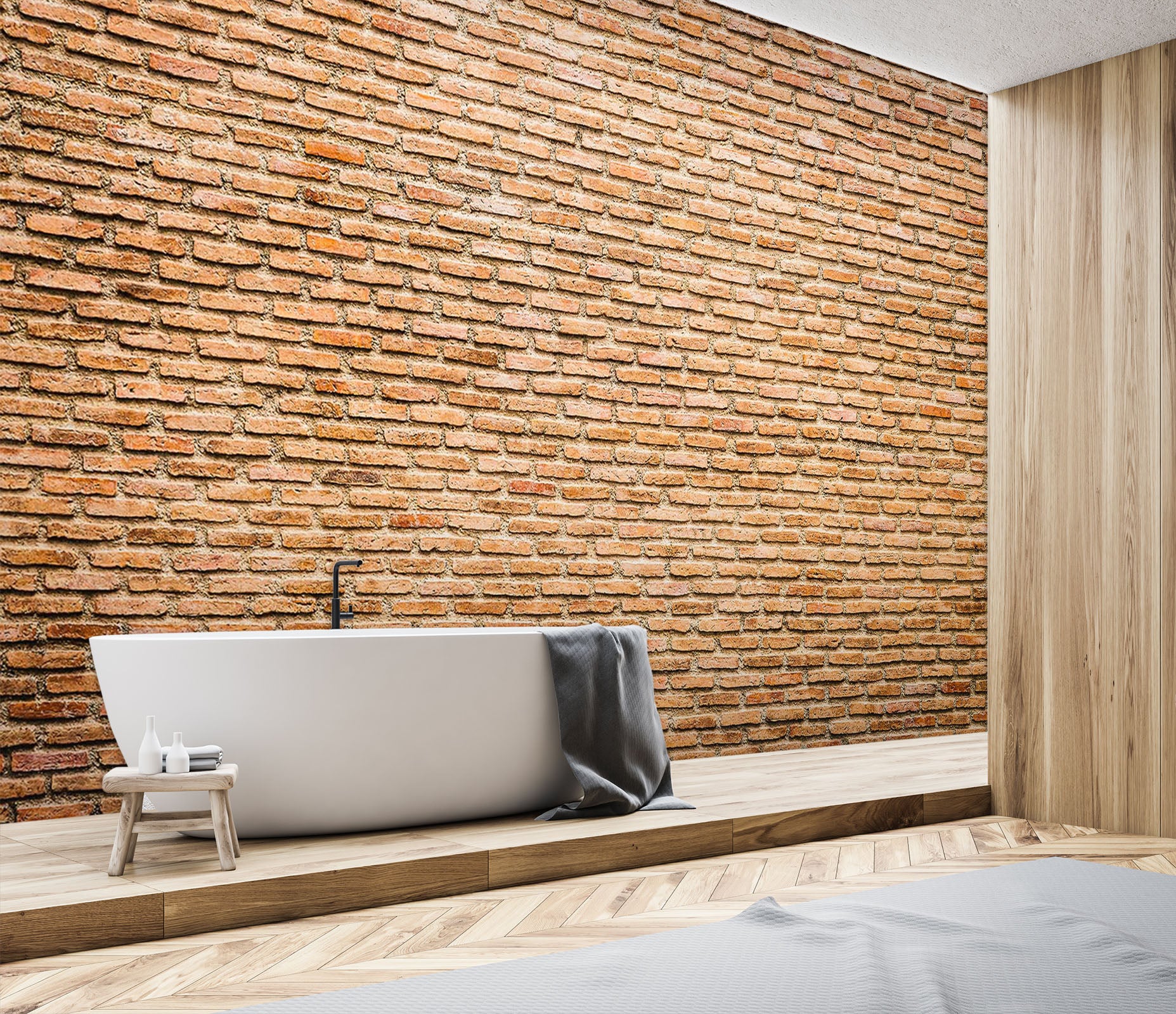 3D Red Brick Wall 122 Wall Murals