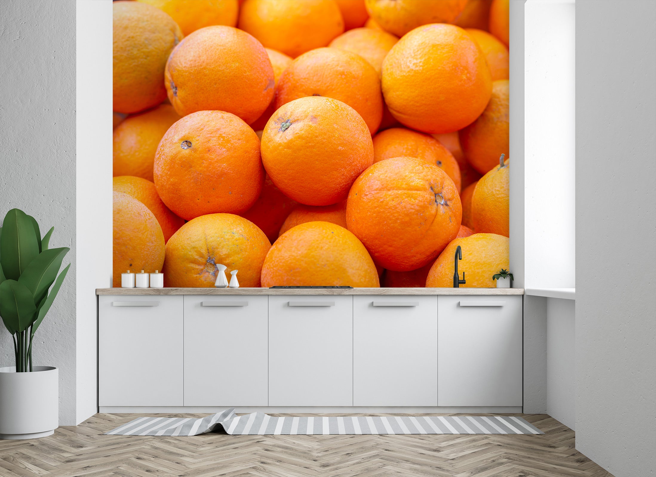 3D Fresh Fruit Orange 6254 Assaf Frank Wall Mural Wall Murals